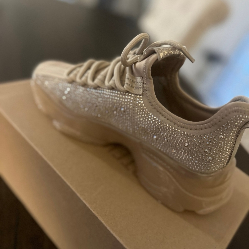 Women's Sparkling Tan Sneakers